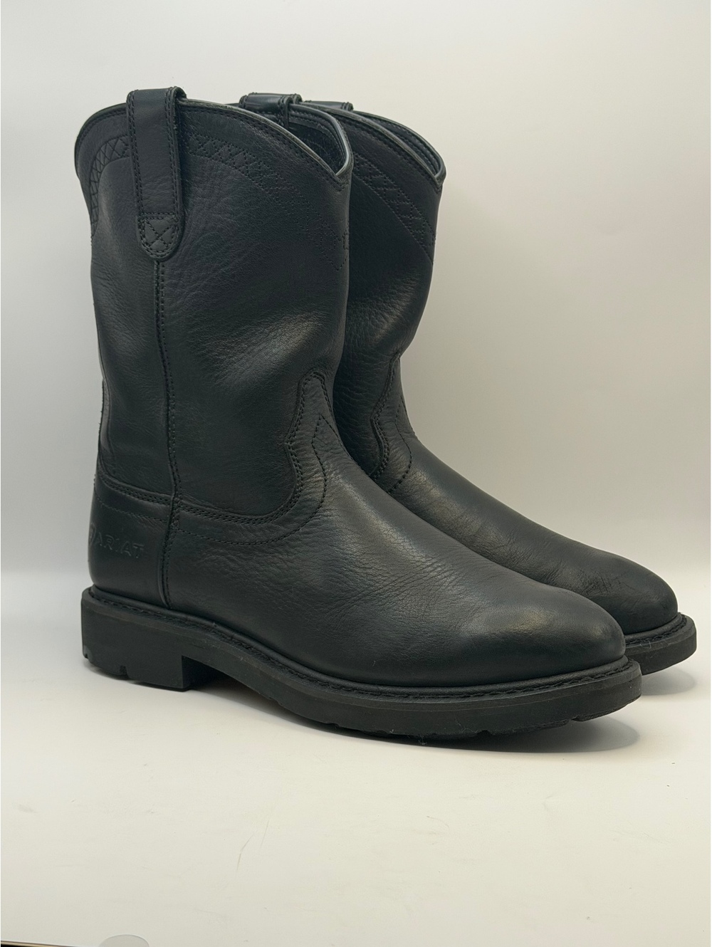 Ariat Workhog black leather work boots
